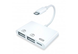 Перехідник Аpple Lightning to OTG usb для iPhone, iPad (MK0W2)