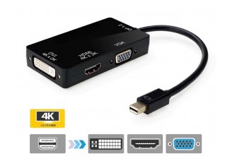 Переходник 4K Apple Mini DisplayPort to HDMI DVI VGA (mini DP thunderbolt)