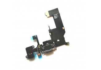iphone 5 charge connector with hands free and components black orig