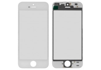 iphone 5 glass + OCA Film with frame white